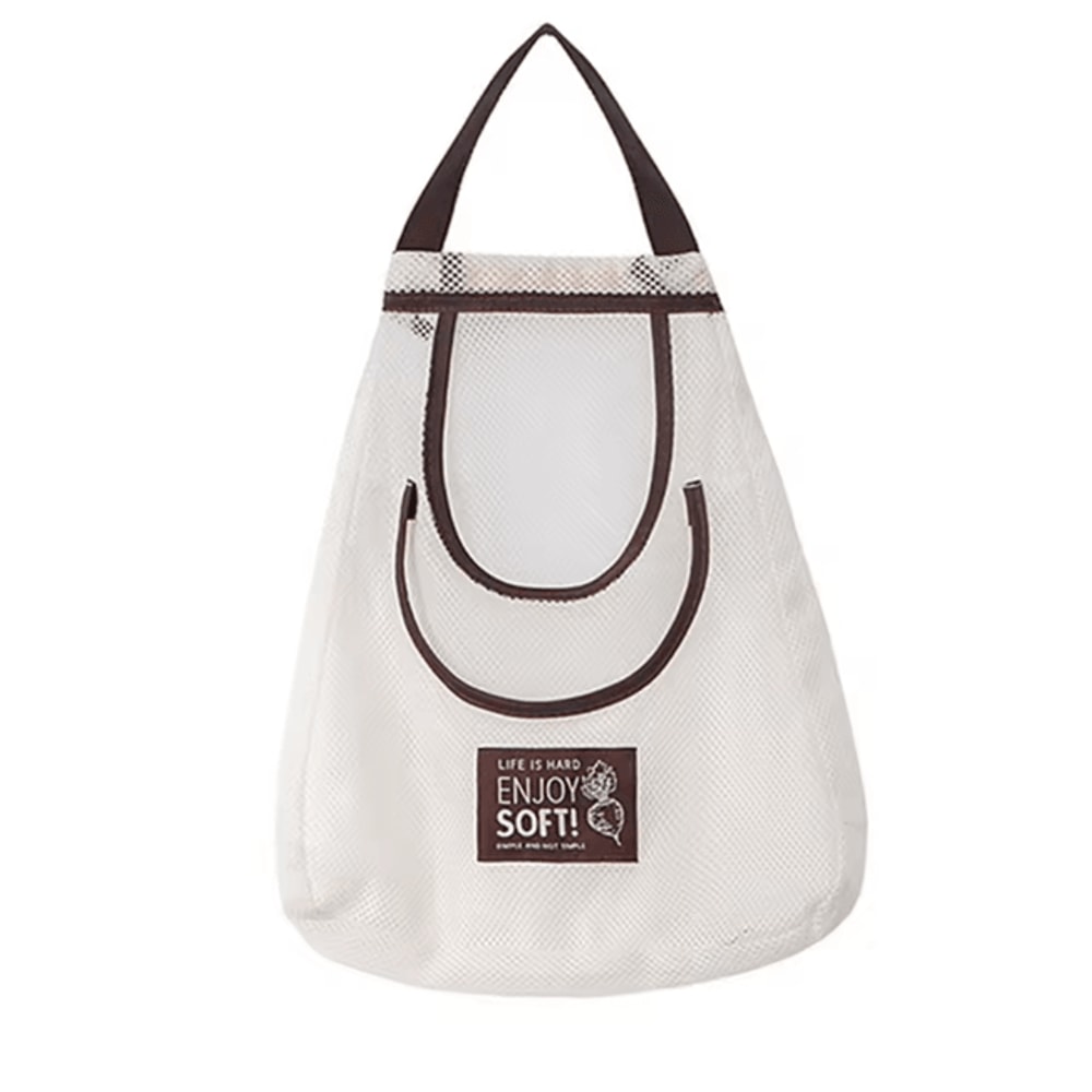 Hanging Vegetable Storage Bag Kitchen Wall Fruit And Garlic Organizer 10