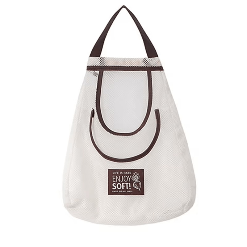 Hanging Vegetable Storage Bag Kitchen Wall Fruit And Garlic Organizer 10