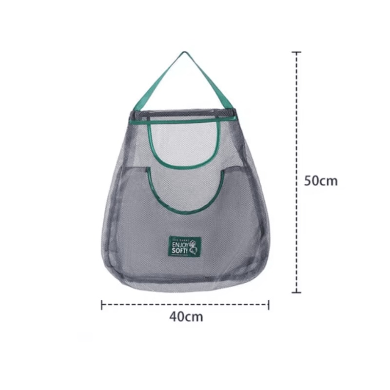 Hanging Vegetable Storage Bag Kitchen Wall Fruit And Garlic Organizer 8
