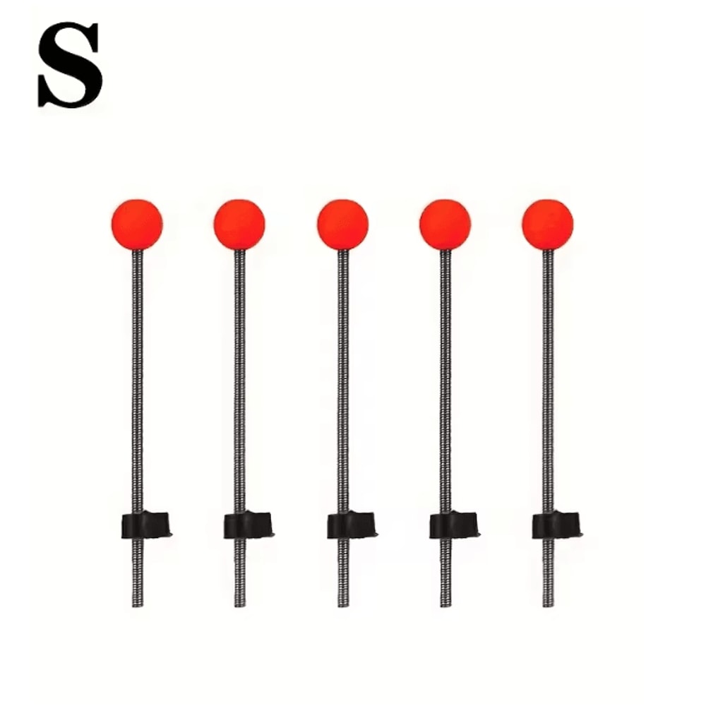 Winter Ice Fishing Rod Tip Indicator Spring Bite Detector Set 5