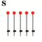 Winter Ice Fishing Rod Tip Indicator Spring Bite Detector Set 5