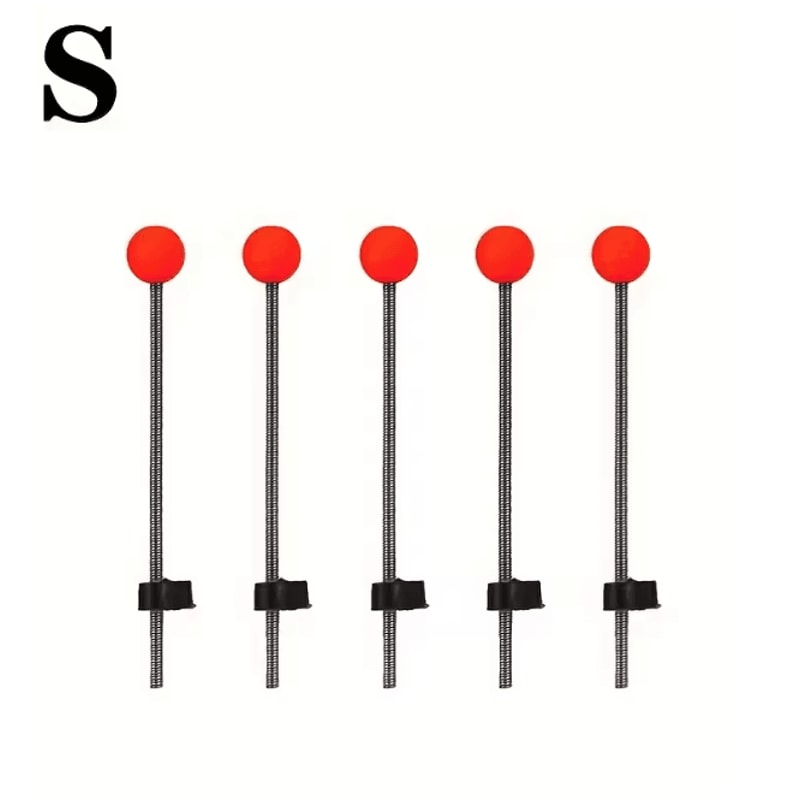 Winter Ice Fishing Rod Tip Indicator Spring Bite Detector Set 5