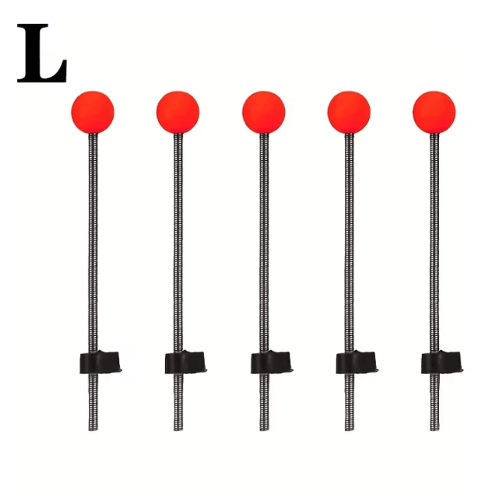 Winter Ice Fishing Rod Tip Indicator Spring Bite Detector Set 7