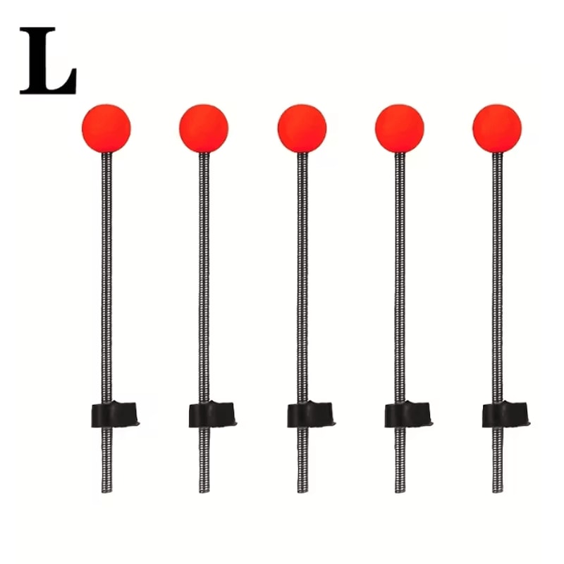 Winter Ice Fishing Rod Tip Indicator Spring Bite Detector Set 7
