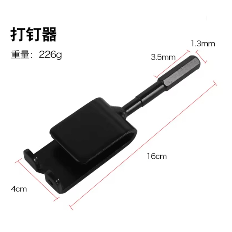 Stainless Steel Ice Fishing Tent Stakes Auger Nails With Drill Adapter 7