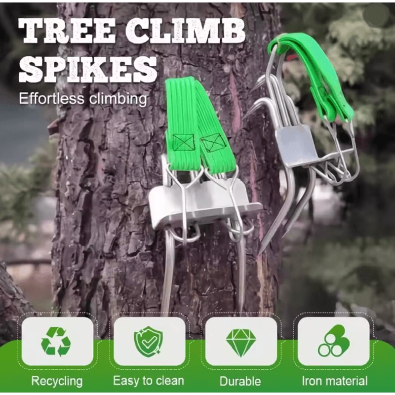 Tree Climbing Spikes Anti Slip Cat Claw Shoes Outdoor Climbing Gear 1