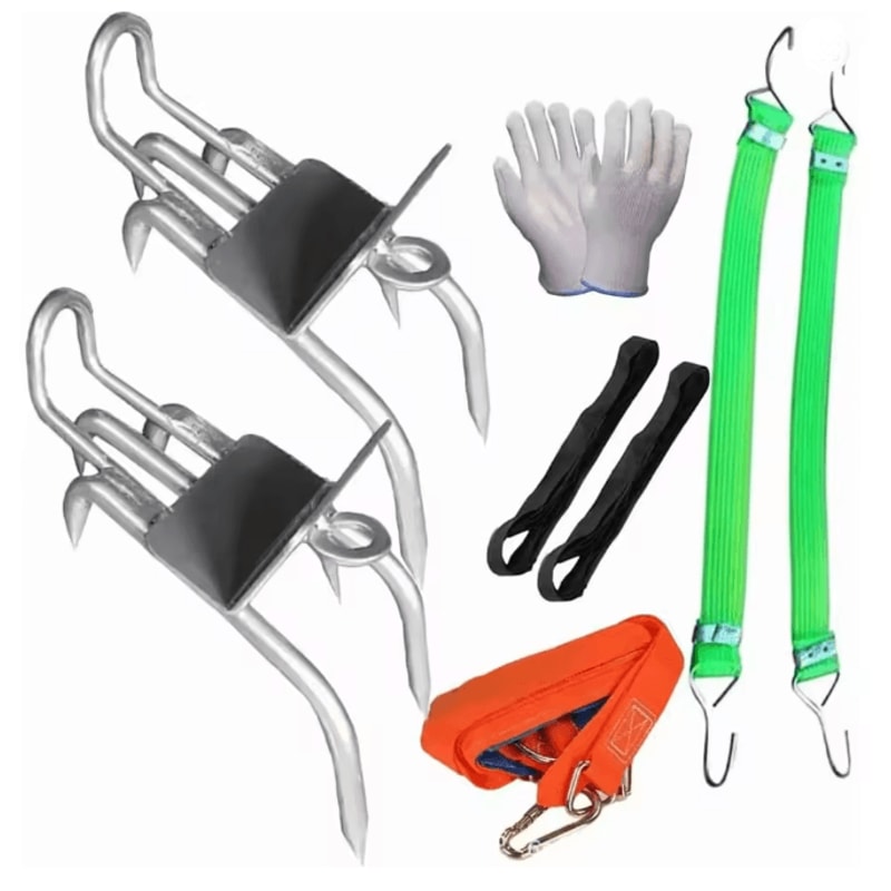 Tree Climbing Spikes Anti Slip Cat Claw Shoes Outdoor Climbing Gear 7