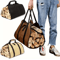 Large Capacity Firewood Carry Bag Durable Log Storage And Transport Tote 0