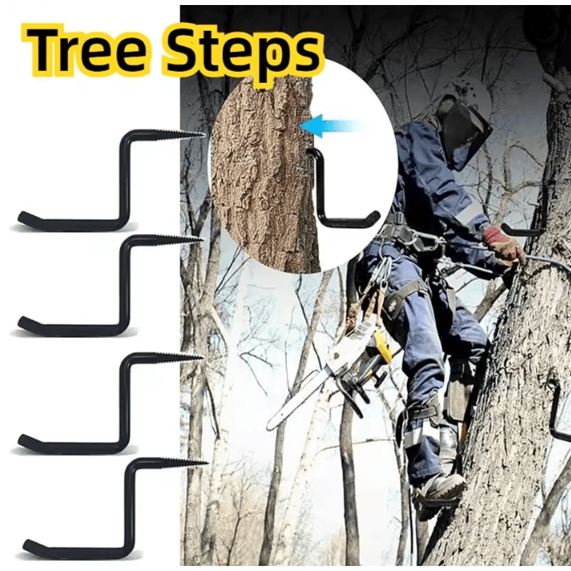 Heavy Duty Screw In Tree Steps For Hunting Tree Stand Climbing 0