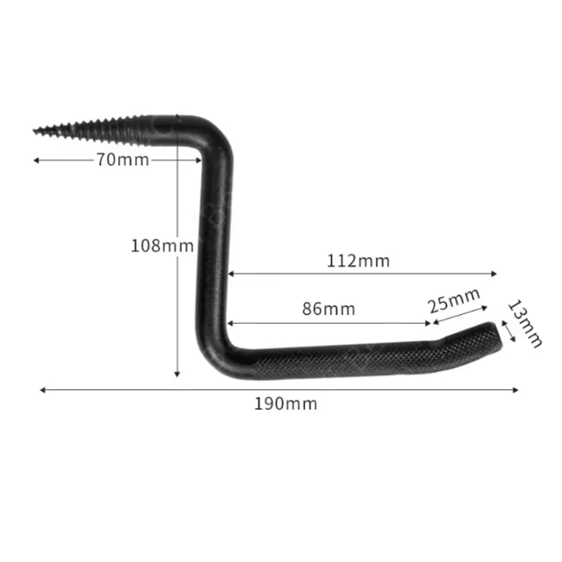 Heavy Duty Screw In Tree Steps For Hunting Tree Stand Climbing 1