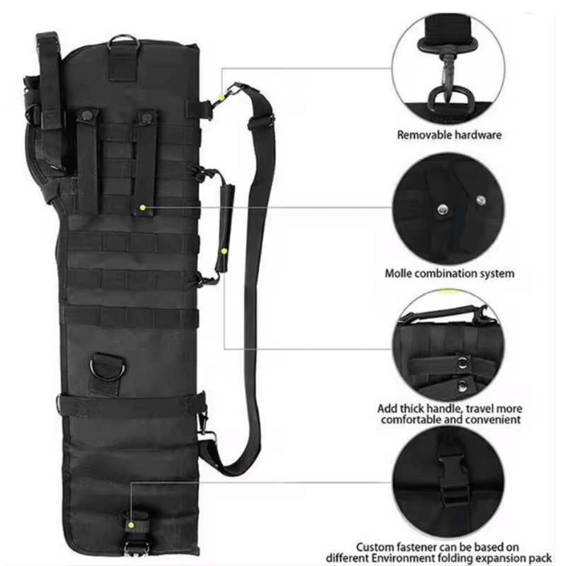 Padded Hunting Rifle Gun Bag Shotgun Carry Case With Shoulder Strap 2
