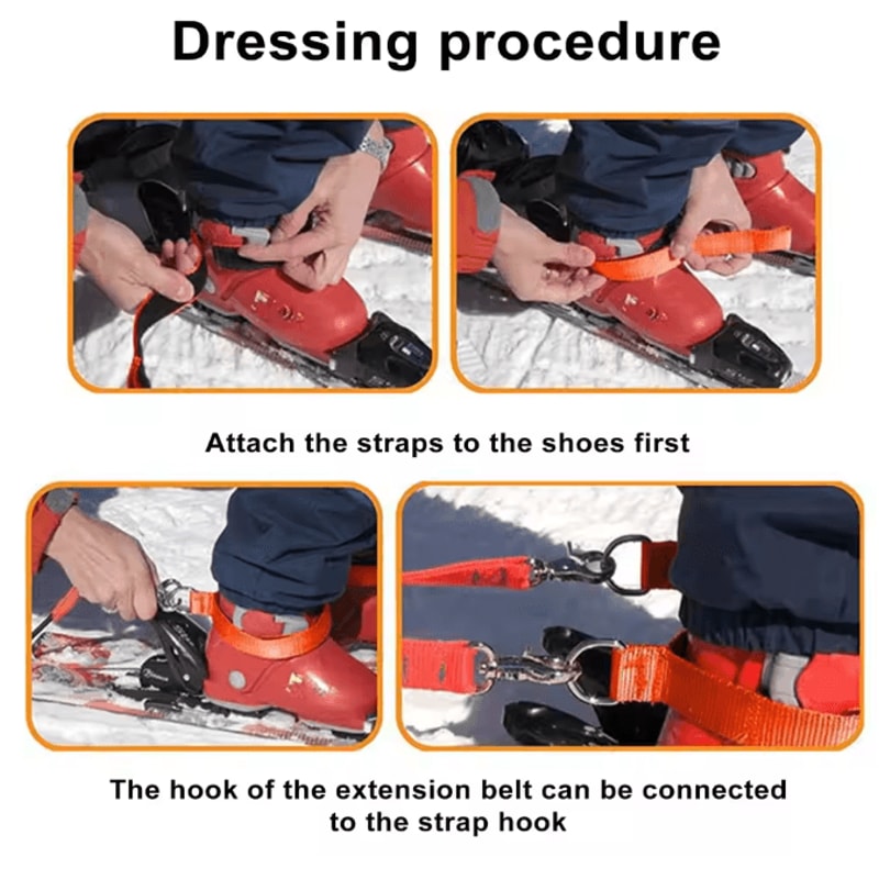 Ski Training Safety Belt Balance Leash For Beginners And Kids 3
