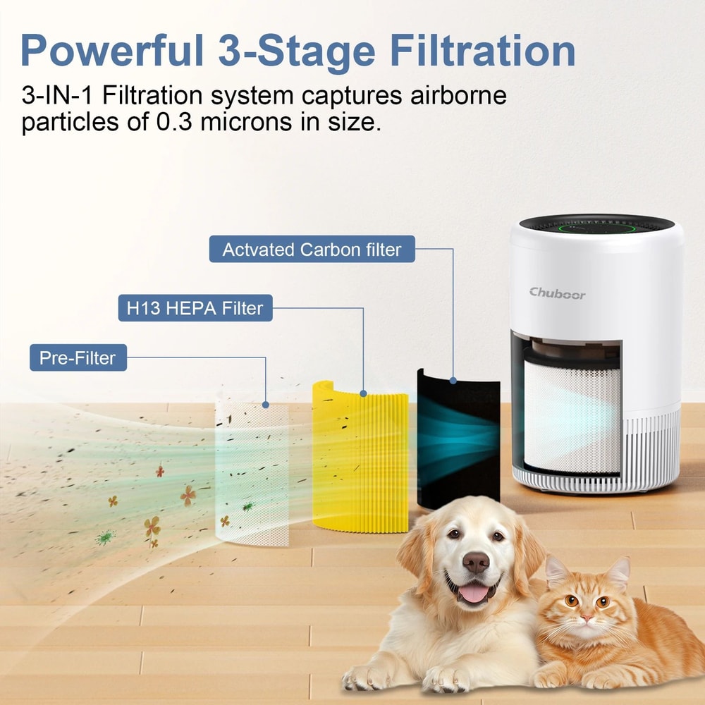 HEPA Air Purifier For Bedroom And Home With Fragrance And Timer 1