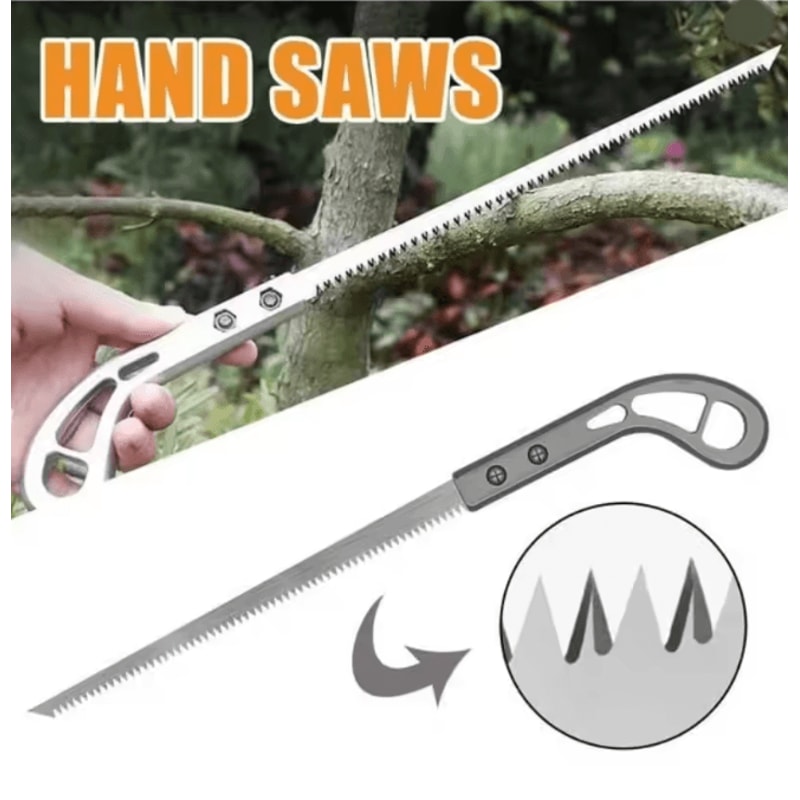 340mm SK5 Steel Woodworking Hand Saw Flexible Fast Cutting Tool 0