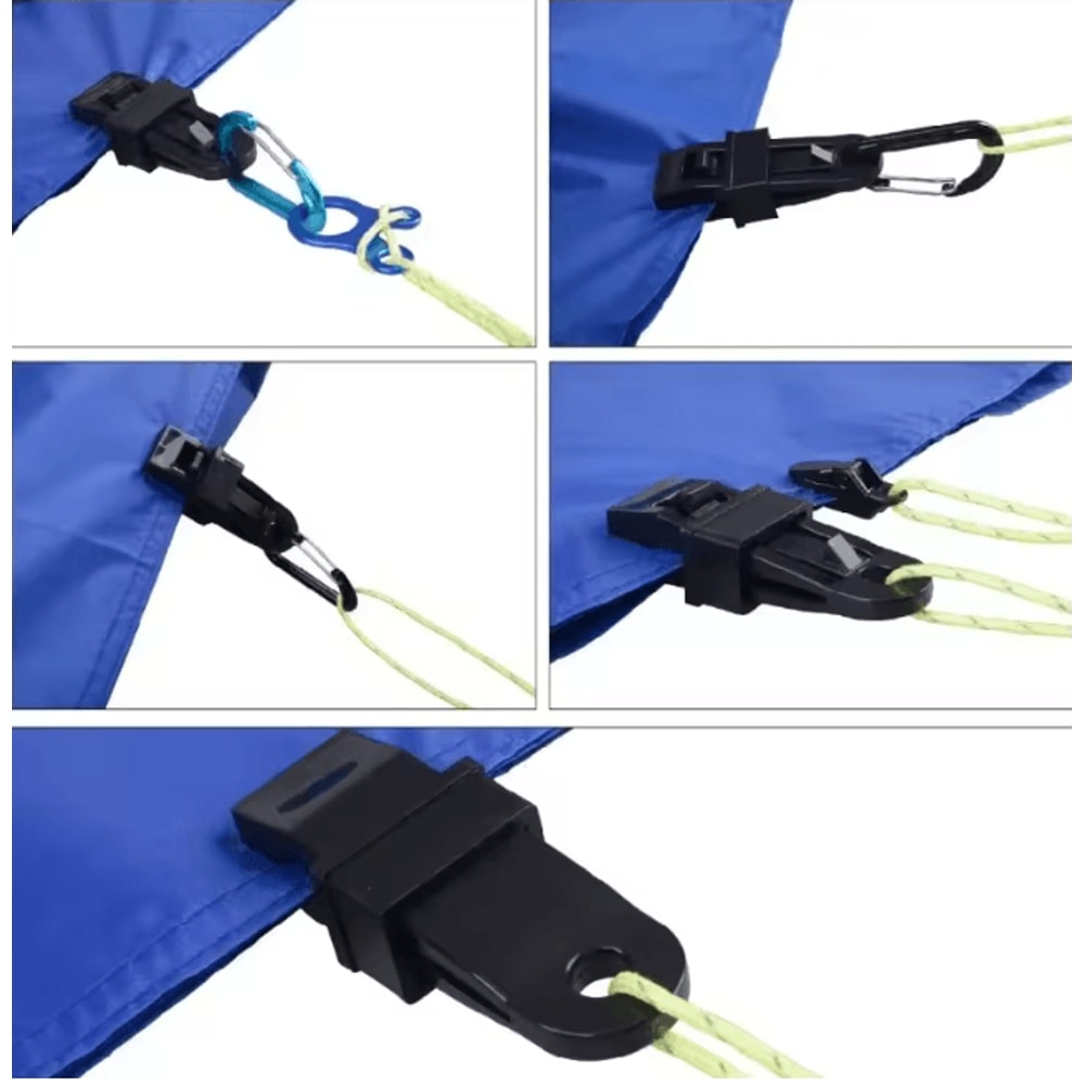 Heavy Duty Tarp Clamp Clips Tent Canopy Grip Anchors 3