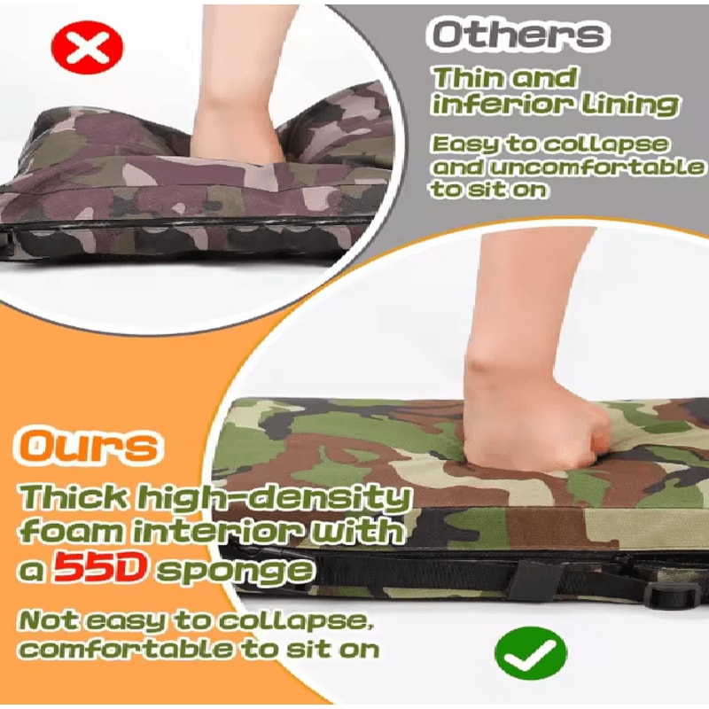 Camouflage Heated Seat Cushion Outdoor Portable Warming Pad 3