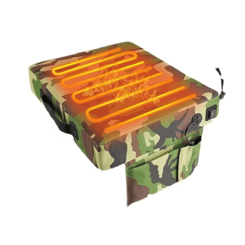 Camouflage Heated Seat Cushion Outdoor Portable Warming Pad 5
