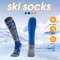 Thermal Knee High Skiing Socks Warm Snowboarding Cold Weather Socks 1