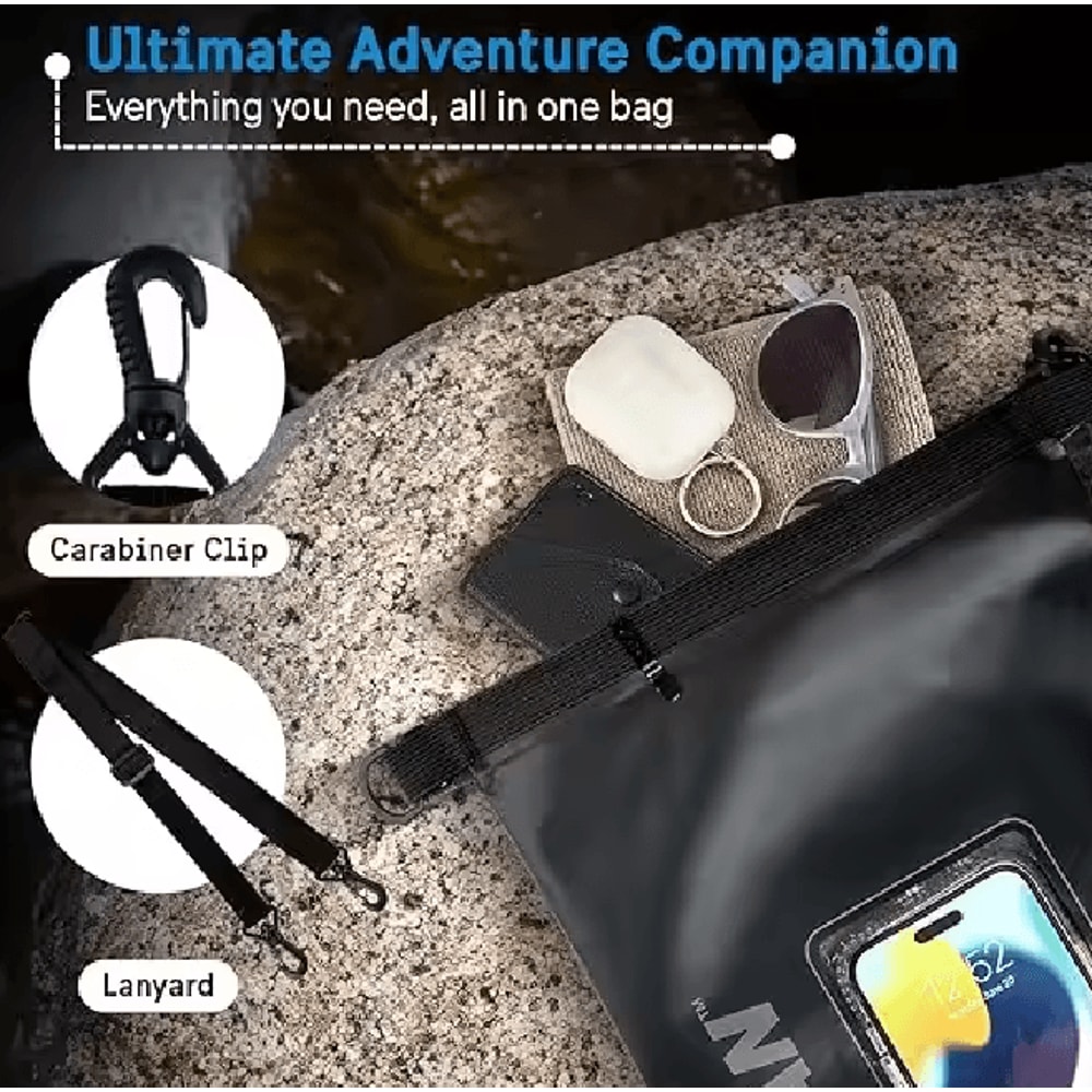 Waterproof Dry Bag 2L And 5L For Kayaking Surfing And Outdoor Adventures 2