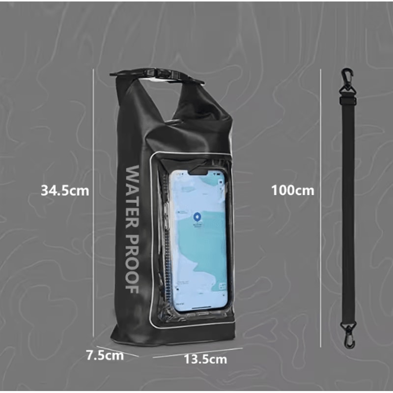 Waterproof Dry Bag 2L And 5L For Kayaking Surfing And Outdoor Adventures 3