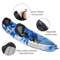 Adjustable Padded Kayak Seat With Backrest And Detachable Storage Bag 1