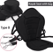 Adjustable Padded Kayak Seat With Backrest And Detachable Storage Bag 6