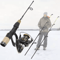 Portable Ice Fishing Rod With Reel Carbon Fiber Winter Fishing Set 0