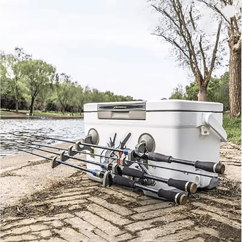 Car Mounted Fishing Rod Holder Suction Cup Storage Bracket 3