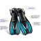 Adjustable Short Swimming Fins Open Heel Snorkeling And Dive Training Flippers 2