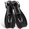 Adjustable Short Swimming Fins Open Heel Snorkeling And Dive Training Flippers 5