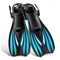 Adjustable Short Swimming Fins Open Heel Snorkeling And Dive Training Flippers 0