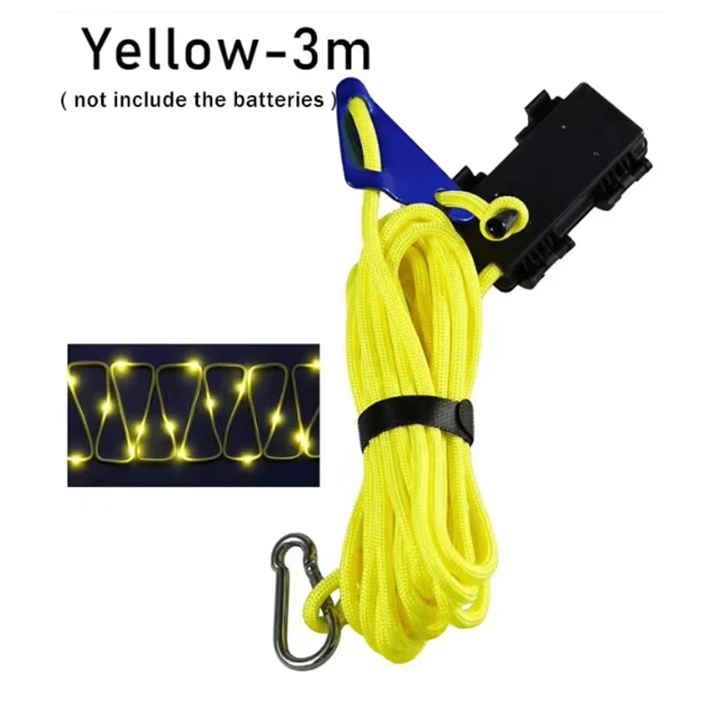 Camping Tent Rope LED Light Waterproof Outdoor Guy Line Safety Lighting 4