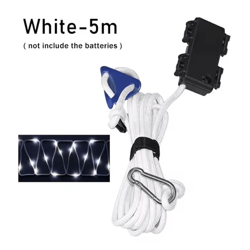 Camping Tent Rope LED Light Waterproof Outdoor Guy Line Safety Lighting 6