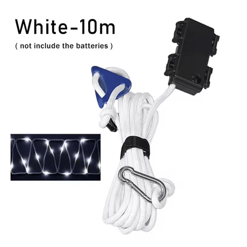 Camping Tent Rope LED Light Waterproof Outdoor Guy Line Safety Lighting 7