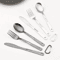 Stainless Steel Camping Cutlery Set Portable Spoon Fork Knife With Storage Bag 2
