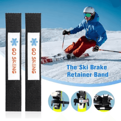 ski binding brake retainer straps adjustable ski retainers set of 6