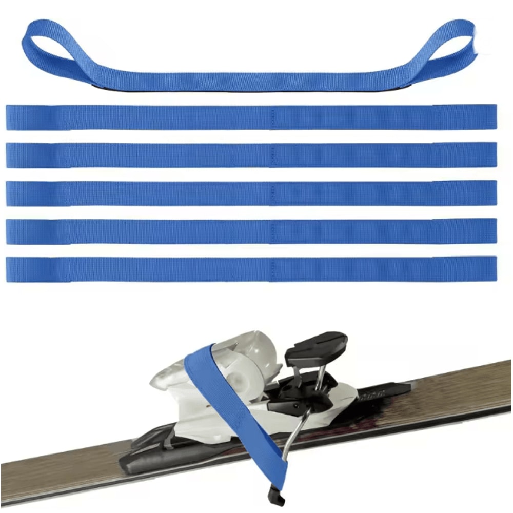 Ski Binding Brake Retainer Straps Adjustable Ski Retainers Set Of 6 4