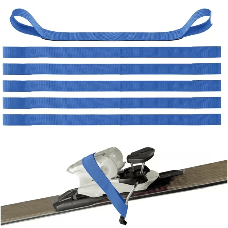 Ski Binding Brake Retainer Straps Adjustable Ski Retainers Set Of 6 4