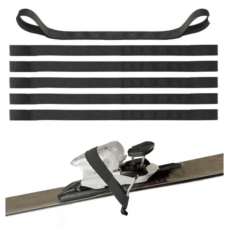 Ski Binding Brake Retainer Straps Adjustable Ski Retainers Set Of 6 5