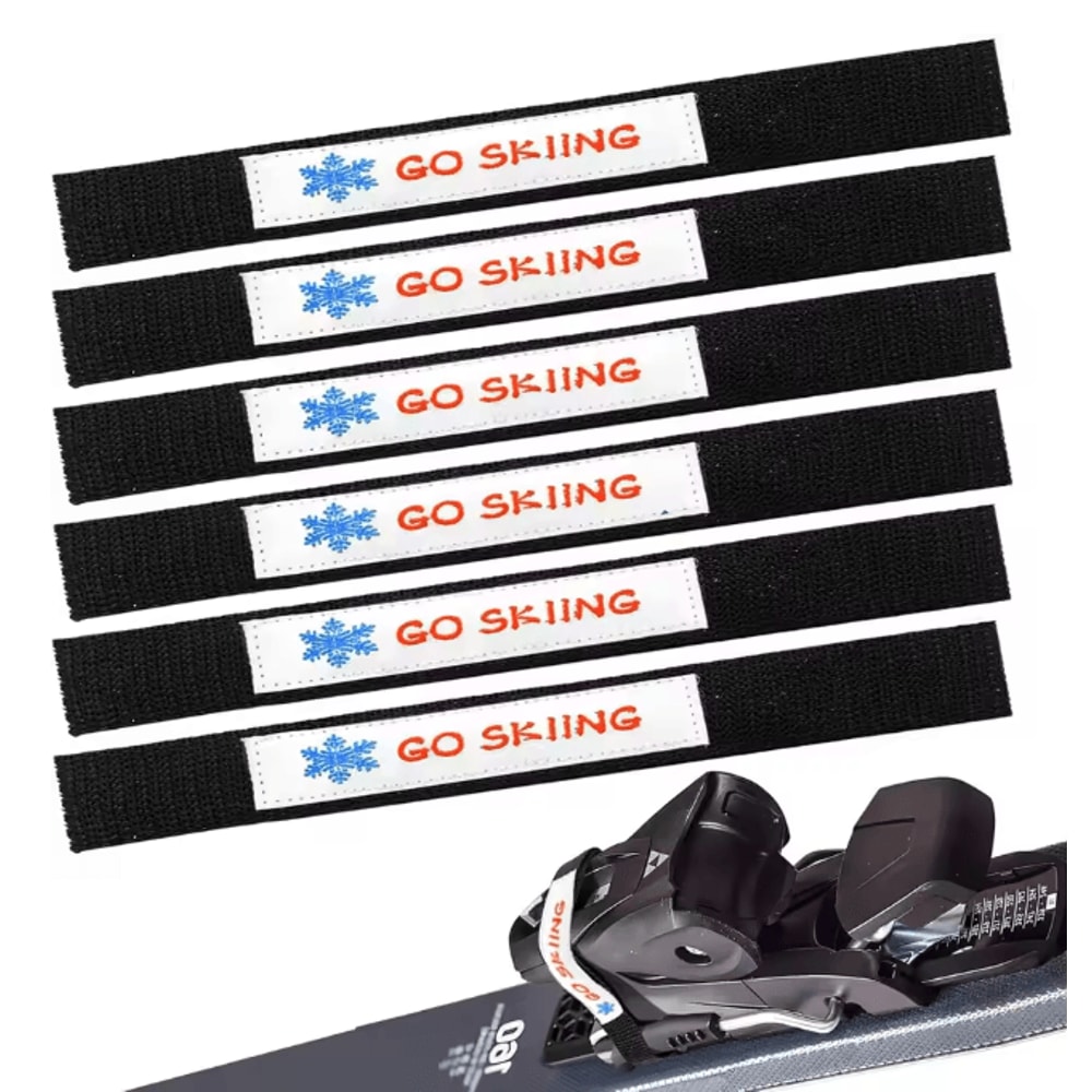 Ski Binding Brake Retainer Straps Adjustable Ski Retainers Set Of 6 6