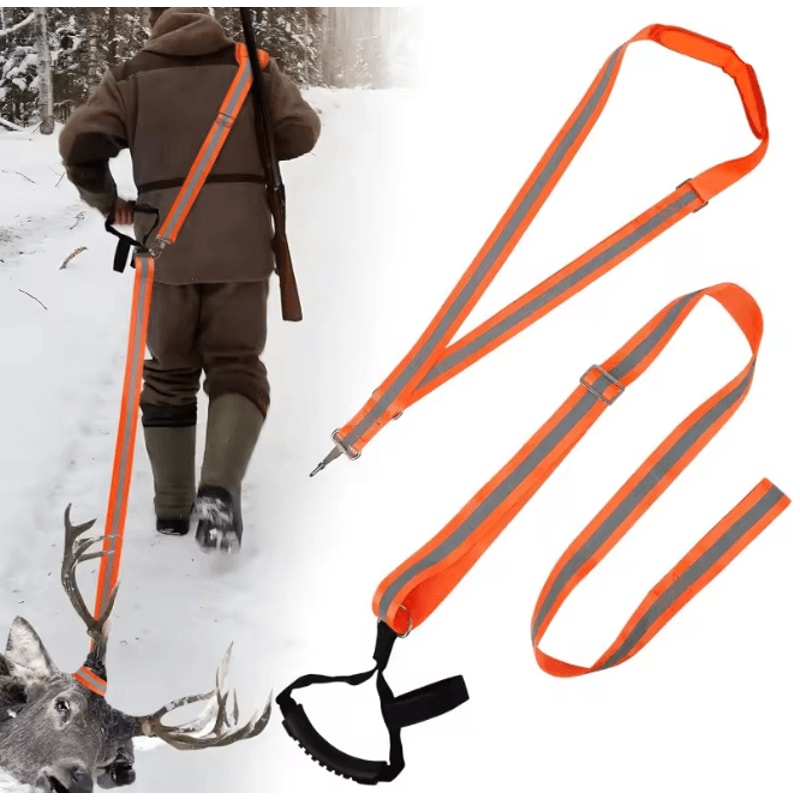 Heavy Duty Deer Drag Harness Strap With Handle For Hunting 1