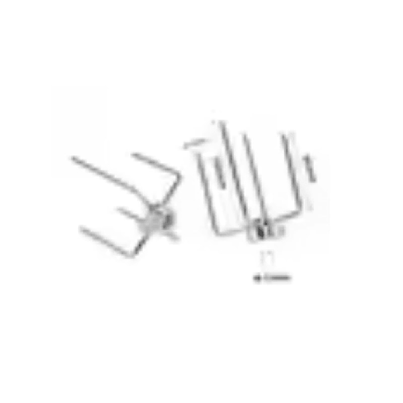 Double Sided Rotisserie Fork Stainless Steel BBQ Skewer For Grilling And Roasting 6