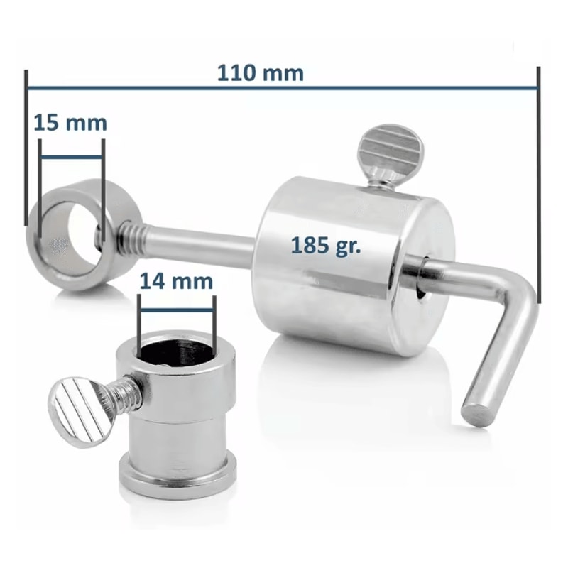 Double Sided Rotisserie Fork Stainless Steel BBQ Skewer For Grilling And Roasting 8