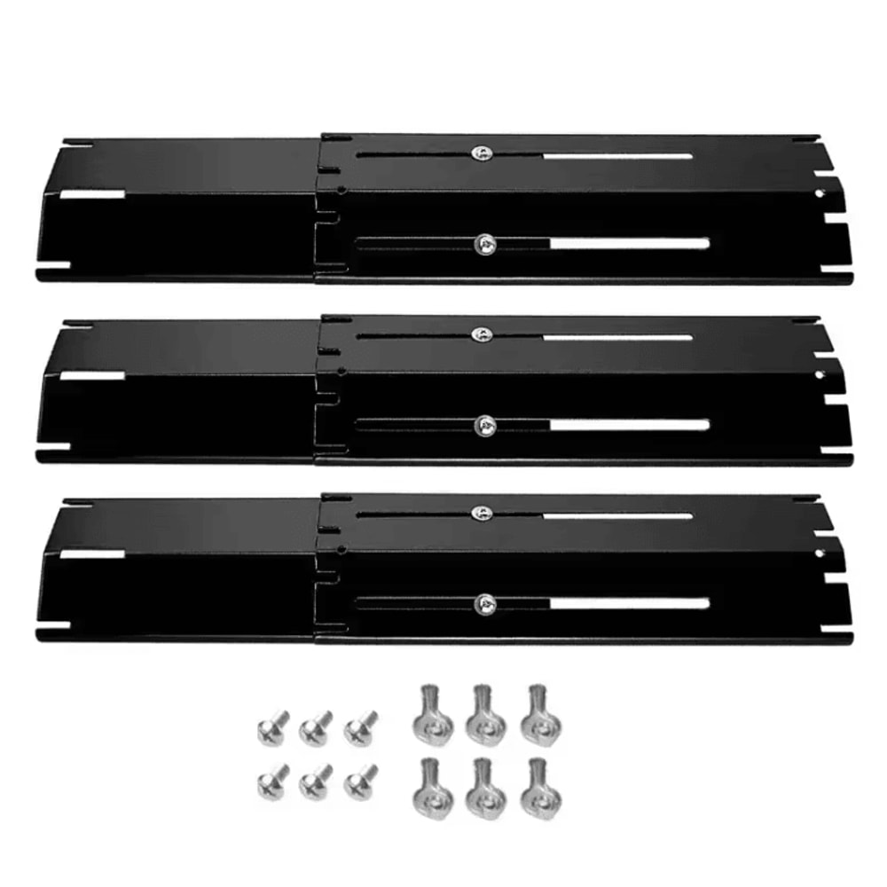 Adjustable Grill Heat Plate Shield Replacement Porcelain Steel Flavorizer Bars 9