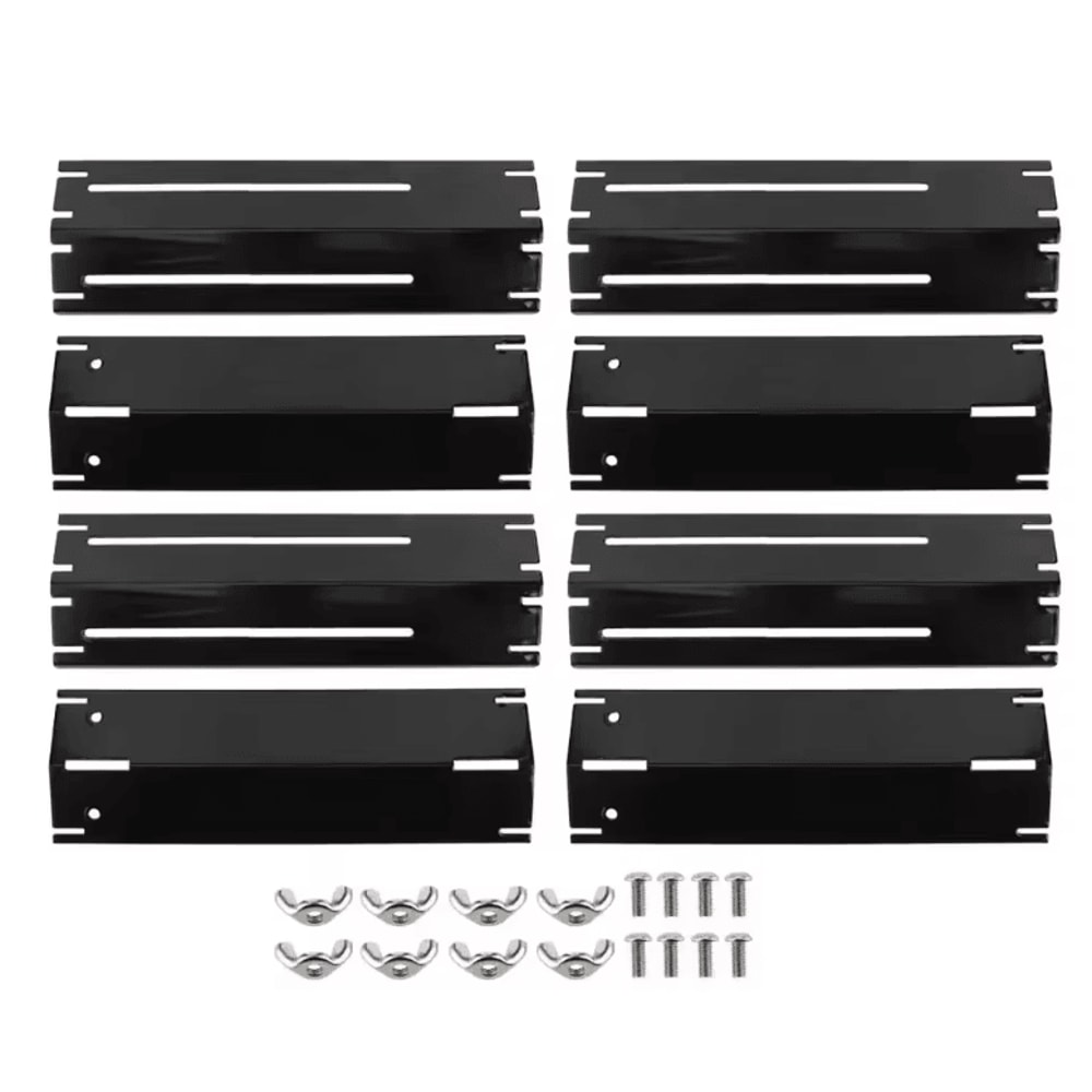 Adjustable Grill Heat Plate Shield Replacement Porcelain Steel Flavorizer Bars 11
