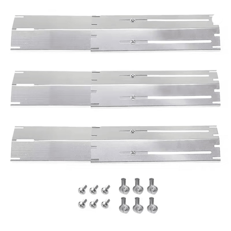 Adjustable Grill Heat Plate Shield Replacement Porcelain Steel Flavorizer Bars 6