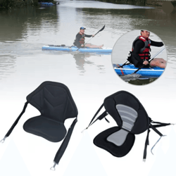 padded kayak seat adjustable back support for canoe sup and fishing