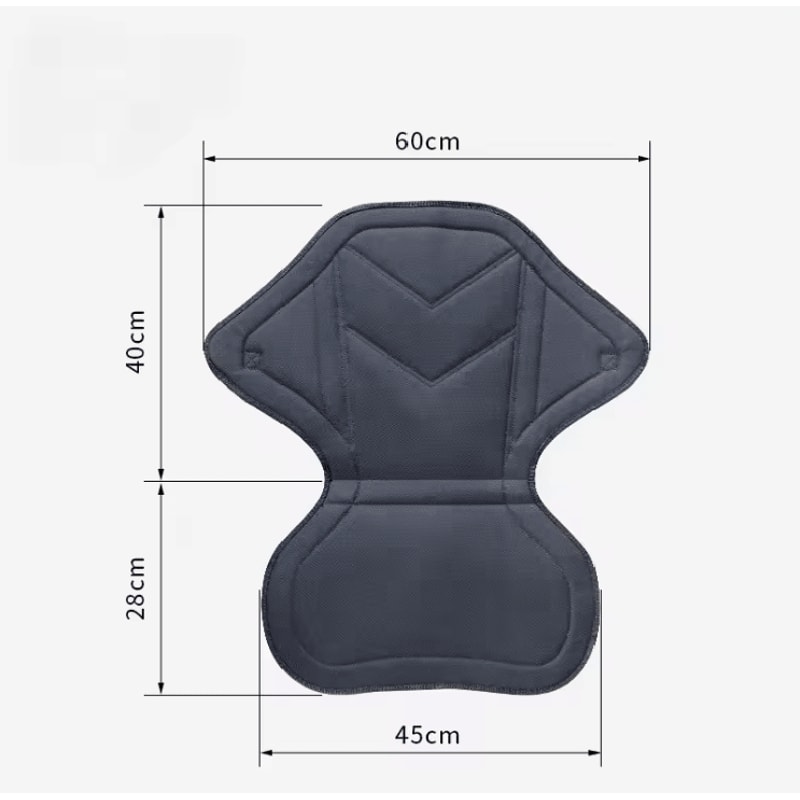 Padded Kayak Seat Adjustable Back Support For Canoe SUP And Fishing 4