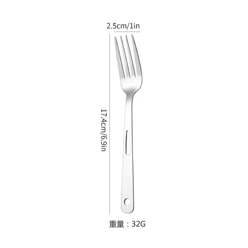 Portable Camping Cutlery Set Spoon Fork Knife For Travel And Outdoor Use 5