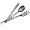 Portable Camping Cutlery Set Spoon Fork Knife For Travel And Outdoor Use 8
